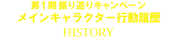 第１期振り返りキャンペーン メインキャラクター行動履歴